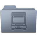 Transmit Folder Graphite icon